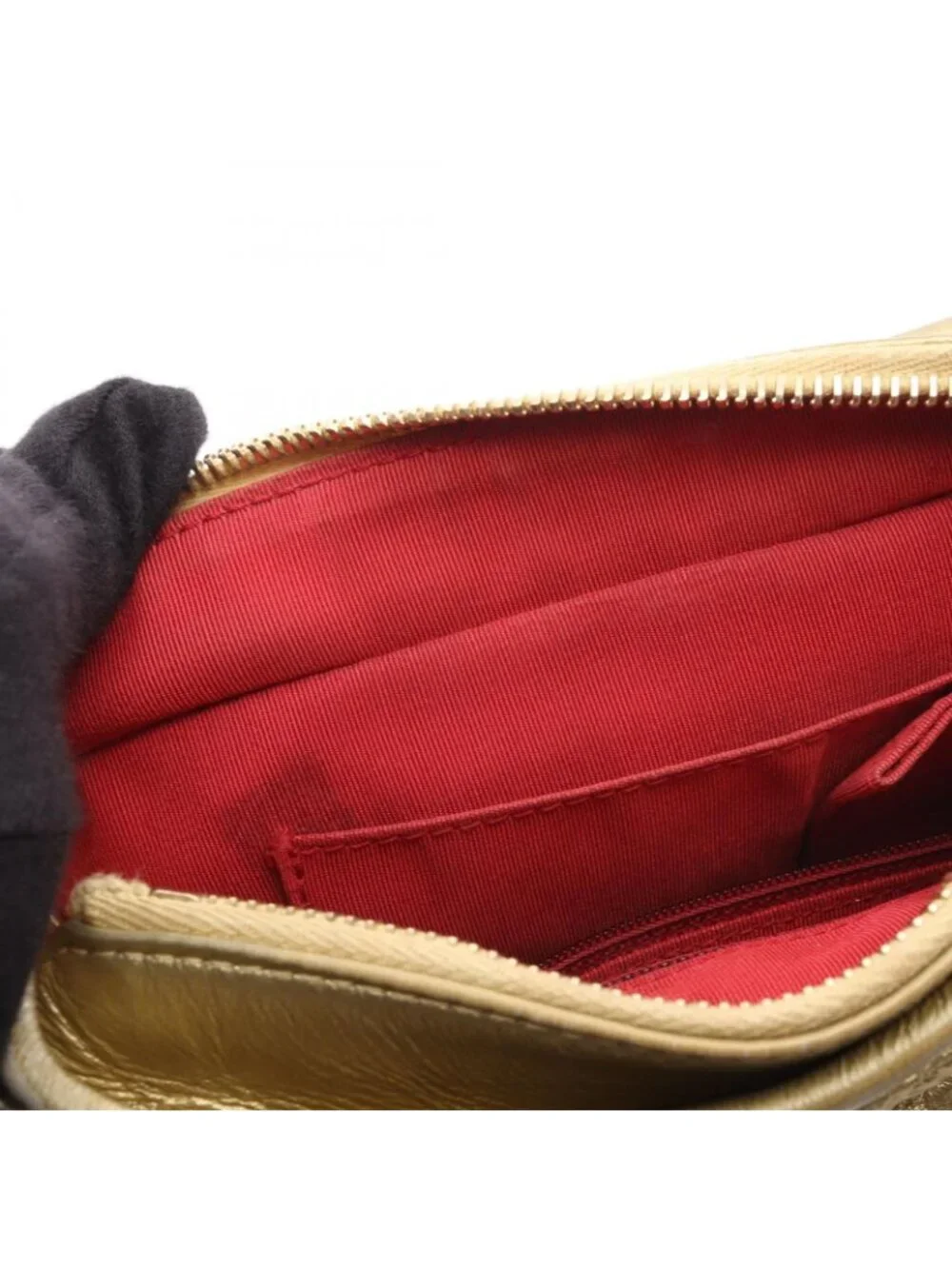 Chanel Shoulder Bag Gabrielle de Small Hobo Gold Leather Chain